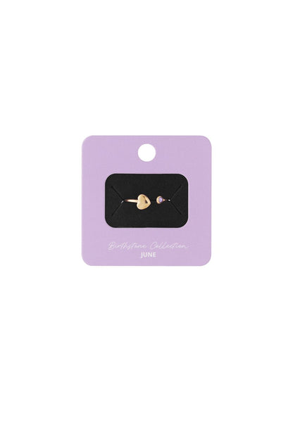 BIRTH STONE - RING