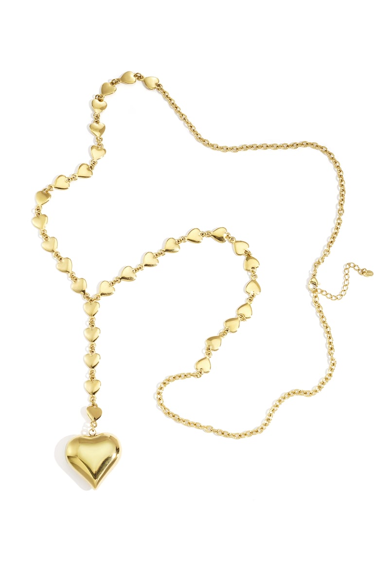 Stainless Steel Long Necklaces Heart Casual Daily Simple Series Women's jewelry