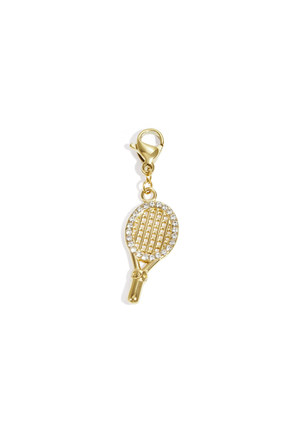 Stainless Steel Jewelry Charms Tennis Racket Sports Daily Simple Series Women's jewelry