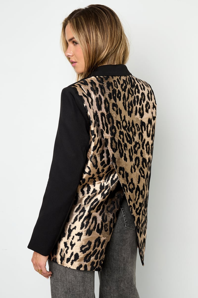 Leopard A Symetric Blazer
