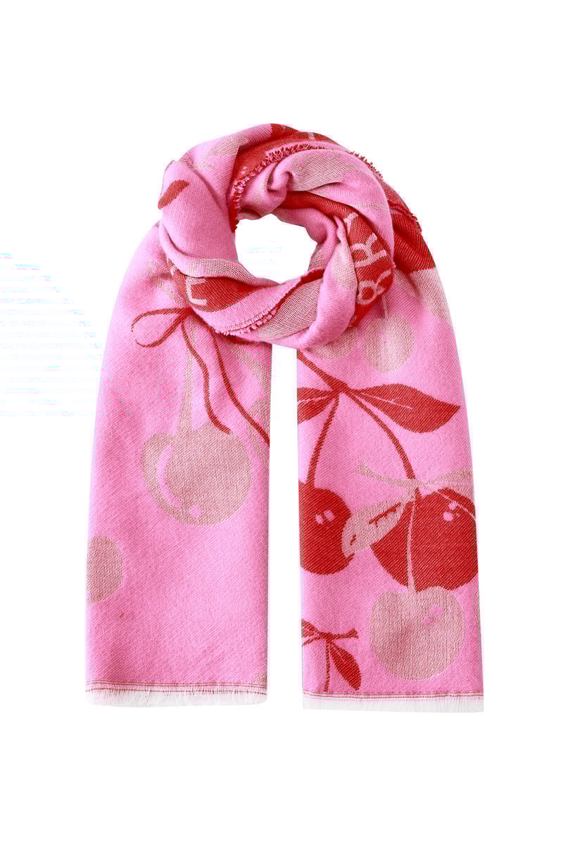 Winter scarves cherry Casual Acrylic Daily Accessories