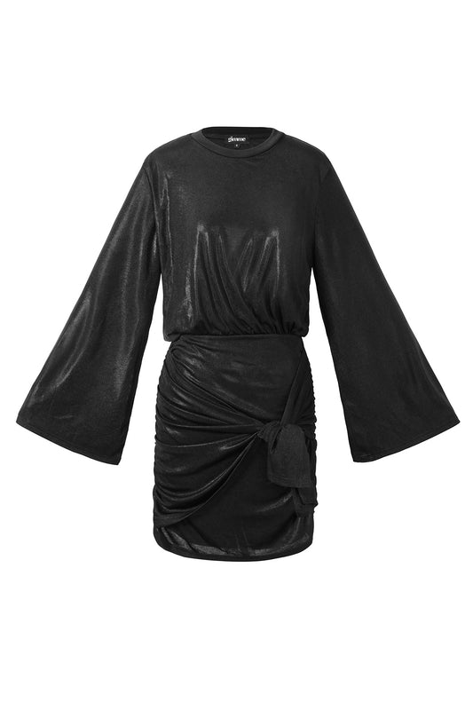 Festive Sparkling Wrap Dress