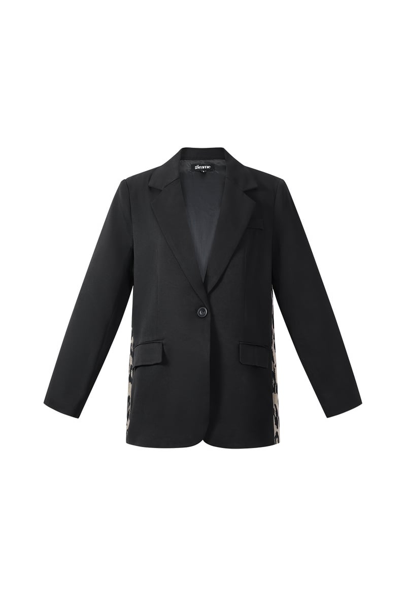 Leopard A Symetric Blazer