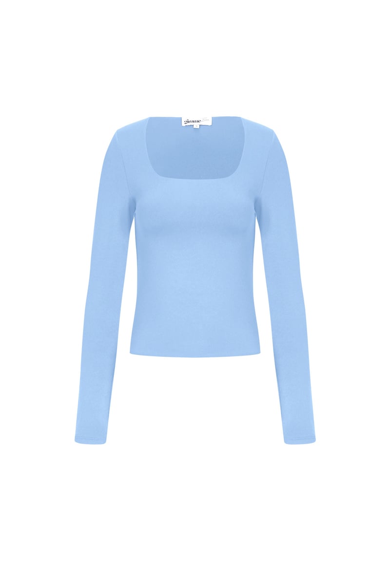 Nylon Long sleeve tops Solid color Basic All Fit  Clothes