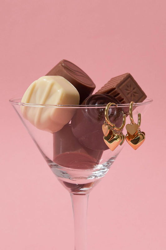 Stainless Steel Drop Earrings Heart Casual Daily Simple Series Women's jewelry