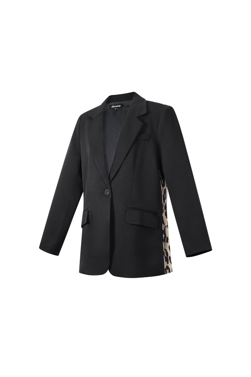 Leopard A Symetric Blazer