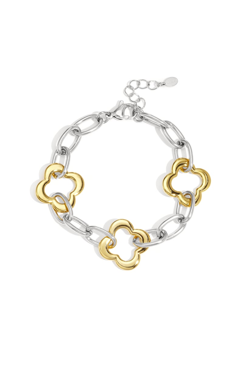 Stainless Steel Chain Bracelets Clover Casual Daily  Women's jewelry