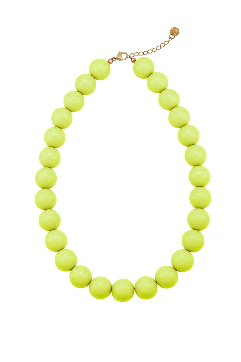 Large colored necklace - 15mm