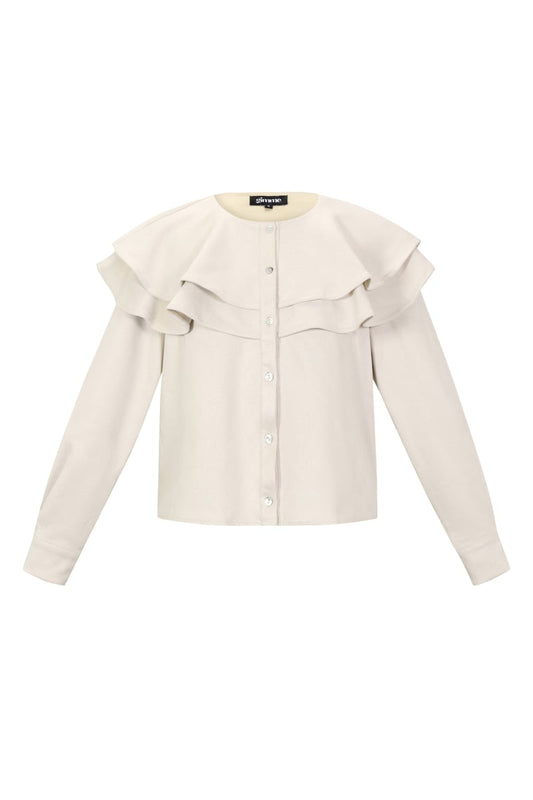 Layered Blouse Suede