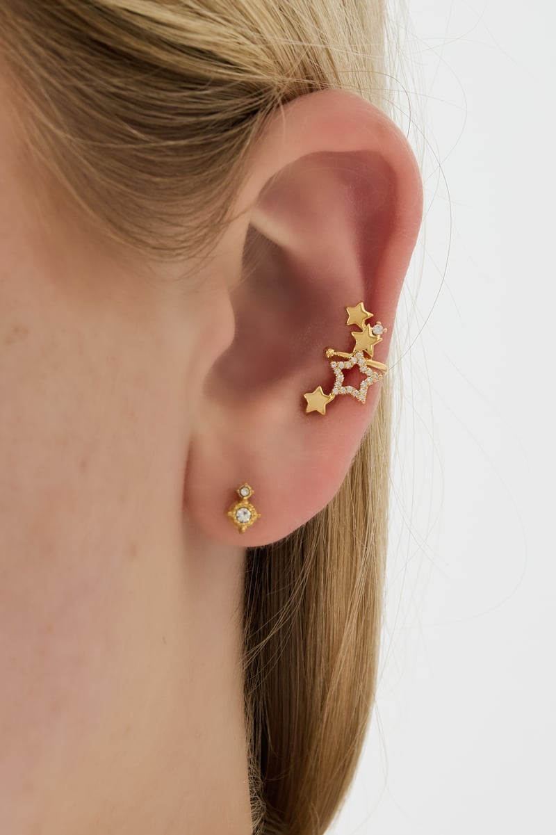 Copper Ear Cuffs Star Casual Daily